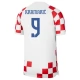 Fußballtrikots WM 2022 Kroatien Kramaric 9 Heimtrikot