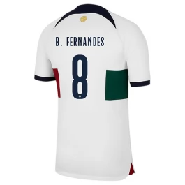 Fußballtrikots WM 2022 Portugal B.Fernandes 8 Auswärtstrikot