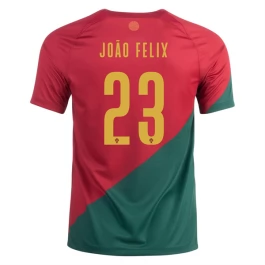 Fußballtrikots WM 2022 Portugal João Félix 23 Heimtrikot