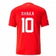 Fußballtrikots WM 2022 Schweiz Xhaka 10 Heimtrikot