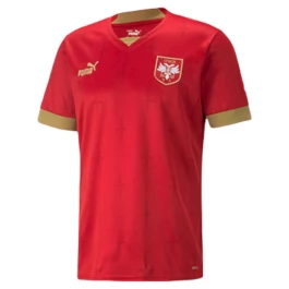 Fußballtrikots WM 2022 Serbien Heimtrikot