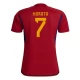 Fußballtrikots WM 2022 Spanien Morata 7 Heimtrikot