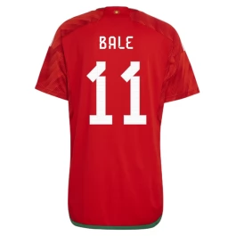 Fußballtrikots WM 2022 Wales Bale 11 Heimtrikot