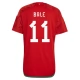 Fußballtrikots WM 2022 Wales Bale 11 Heimtrikot