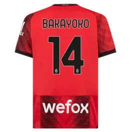 Günstige Fußballtrikots AC Milan Bakayoko 14 Heimtrikot 2023-2024