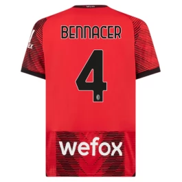 Günstige Fußballtrikots AC Milan Bennacer 4 Heimtrikot 2023-2024