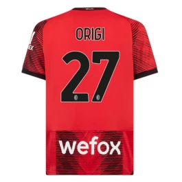 Günstige Fußballtrikots AC Milan Origi 27 Heimtrikot 2023-2024