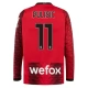 Günstige Fußballtrikots AC Milan Pulisic 11 Heimtrikot 2023-2024 - L/S