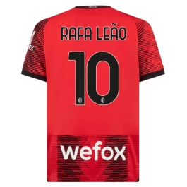 Günstige Fußballtrikots AC Milan Rafa Leao 10 Heimtrikot 2023-2024