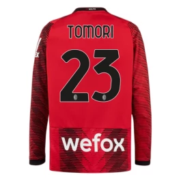 Günstige Fußballtrikots AC Milan Tomori 23 Heimtrikot 2023-2024 - L/S Günstige Fußballtrikots AC Milan Tomori 23 Heimtrikot 2023-2024 - L/S