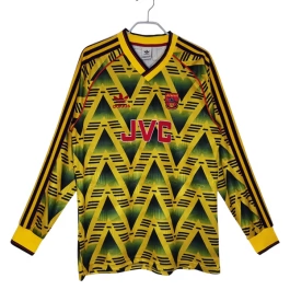 Günstige Fußballtrikots Arsenal Auswärtstrikot Retro 1991-1993 - L/S