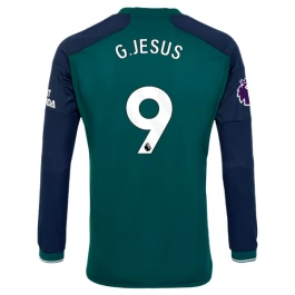 Günstige Fußballtrikots Arsenal G.Jesus 9 Ausweichtrikot 2023-2024 - L/S