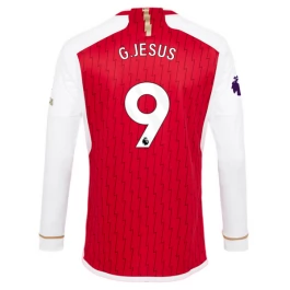 Günstige Fußballtrikots Arsenal G.Jesus 9 Heimtrikot 2023-2024 - L/S