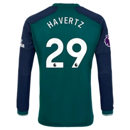 Günstige Fußballtrikots Arsenal Havertz 29 Ausweichtrikot 2023-2024 - L/S