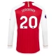 Günstige Fußballtrikots Arsenal Jorginho 20 Heimtrikot 2023-2024 - L/S
