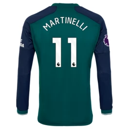 Günstige Fußballtrikots Arsenal Martinelli 11 Ausweichtrikot 2023-2024 - L/S