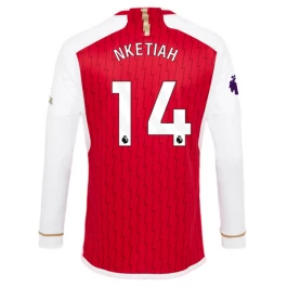 Günstige Fußballtrikots Arsenal Nketiah 14 Heimtrikot 2023-2024 - L/S