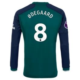 Günstige Fußballtrikots Arsenal Odegaard 8 Ausweichtrikot 2023-2024 - L/S