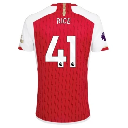 Günstige Fußballtrikots Arsenal Rice 41 Heimtrikot 2023-2024
