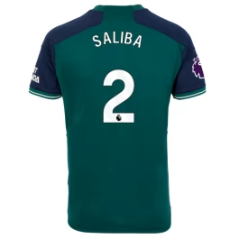 Günstige Fußballtrikots Arsenal Saliba 2 Ausweichtrikot 2023-2024