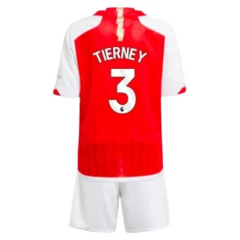 Günstige Fußballtrikots Arsenal Tierney 3 Heimtrikot Kinder 2023-2024