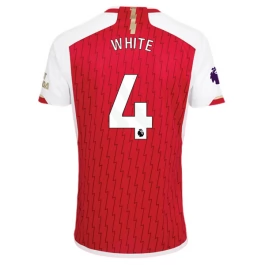 Günstige Fußballtrikots Arsenal White 4 Heimtrikot 2023-2024