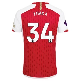 Günstige Fußballtrikots Arsenal Xhaka 34 Heimtrikot 2023-2024