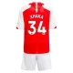 Günstige Fußballtrikots Arsenal Xhaka 34 Heimtrikot Kinder 2023-2024