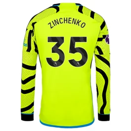 Günstige Fußballtrikots Arsenal Zinchenko 35 Auswärtstrikot 2023-2024 - L/S
