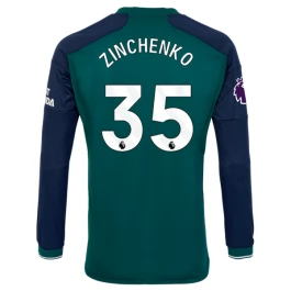 Günstige Fußballtrikots Arsenal Zinchenko 35 Ausweichtrikot 2023-2024 - L/S