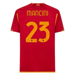 Günstige Fußballtrikots AS Roma Mancini 23 Heimtrikot 2023-2024