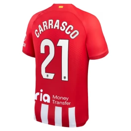 Günstige Fußballtrikots Atlético Madrid Carrasco 21 Heimtrikot 2023-2024