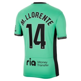 Günstige Fußballtrikots Atlético Madrid M. Llorente 14 Ausweichtrikot 2023-2024 Günstige Fußballtrikots Atlético Madrid M. Llorente 14 Ausweichtrikot 2023-2024