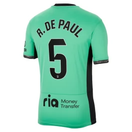 Günstige Fußballtrikots Atlético Madrid R. De Paul 5 Ausweichtrikot 2023-2024 Günstige Fußballtrikots Atlético Madrid R. De Paul 5 Ausweichtrikot 2023-2024
