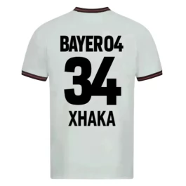 Günstige Fußballtrikots Bayer 04 Leverkusen Xhaka 34 Auswärtstrikot 2023-2024