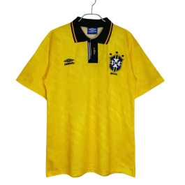 Günstige Fußballtrikots Brasilien Heimtrikot Retro 1991-1993