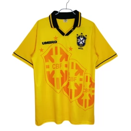 Günstige Fußballtrikots Brasilien Heimtrikot Retro 1993