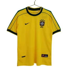 Günstige Fußballtrikots Brasilien Heimtrikot Retro 1998