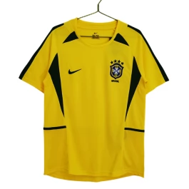 Günstige Fußballtrikots Brasilien Heimtrikot Retro 2002