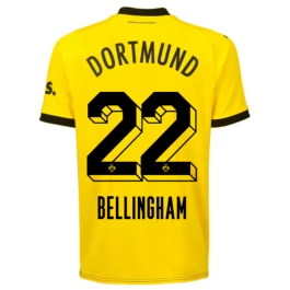 Günstige Fußballtrikots BVB Borussia Dortmund Bellingham 22 Heimtrikot 2023-2024