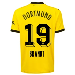 Günstige Fußballtrikots BVB Borussia Dortmund Brandt 19 Heimtrikot 2023-2024