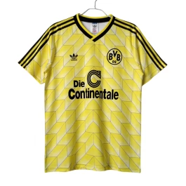 Günstige Fußballtrikots BVB Borussia Dortmund Heimtrikot Retro 1988-1989