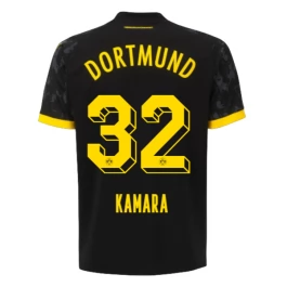 Günstige Fußballtrikots BVB Borussia Dortmund Kamara 32 Auswärtstrikot 2023-2024