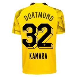 Günstige Fußballtrikots BVB Borussia Dortmund Kamara 32 Ausweichtrikot 2023-2024 Günstige Fußballtrikots BVB Borussia Dortmund Kamara 32 Ausweichtrikot 2023-2024