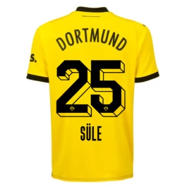 Günstige Fußballtrikots BVB Borussia Dortmund Sule 25 Heimtrikot 2023-2024