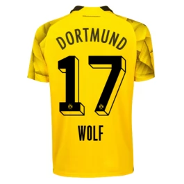 Günstige Fußballtrikots BVB Borussia Dortmund Wolf 17 Ausweichtrikot 2023-2024 Günstige Fußballtrikots BVB Borussia Dortmund Wolf 17 Ausweichtrikot 2023-2024