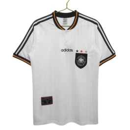 Günstige Fußballtrikots Deutschland Heimtrikot Retro 1996