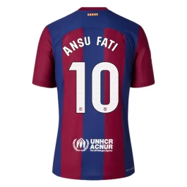 Günstige Fußballtrikots FC Barcelona Ansu Fati 10 Heimtrikot 2023-2024