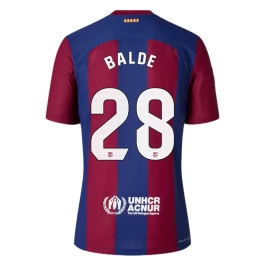 Günstige Fußballtrikots FC Barcelona Balde 28 Heimtrikot 2023-2024