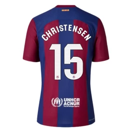 Günstige Fußballtrikots FC Barcelona Christensen 15 Heimtrikot 2023-2024